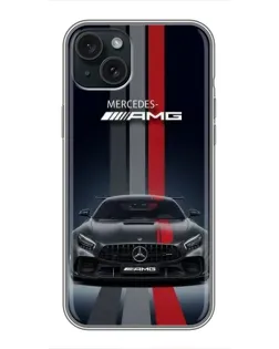 Чохол для iPhone 15 Plus з картинкою «Mercedes — білий карбон» Чохол для iPhone 15 Plus з картинкою «Mercedes — білий карбон»