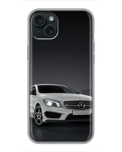 Чохол для iPhone 15 Plus з картинкою «Mercedes AMG GT Silver» Чохол для iPhone 15 Plus з картинкою «Mercedes AMG GT Silver»