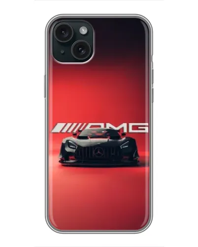 Чохол для iPhone 15 Plus з картинкою «Mercedes AMG — червона лінія» Чохол для iPhone 15 Plus з картинкою «Mercedes AMG — червона лінія»