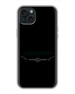 Чохол для iPhone 15 Plus з картинкою «Mercedes Stealth Look»