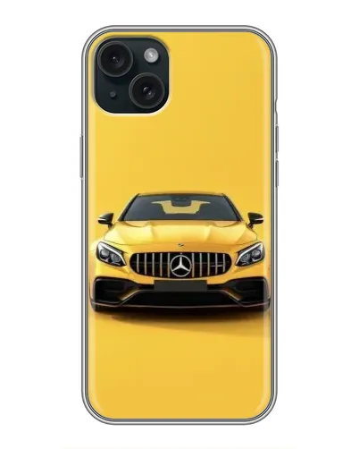 Чохол для iPhone 15 Plus з картинкою «Жовтий Mercedes GT» Чохол для iPhone 15 Plus з картинкою «Жовтий Mercedes GT»
