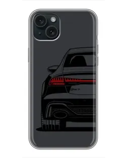Чохол для iPhone 15 Plus з картинкою «Задня частина Audi — арт»