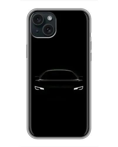 Чохол для iPhone 15 Plus з картинкою «Погляд Audi у темряві» Чохол для iPhone 15 Plus з картинкою «Погляд Audi у темряві»