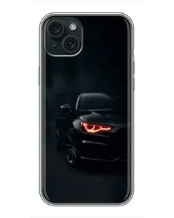Чохол для iPhone 15 Plus з картинкою «Audi — хижий погляд»