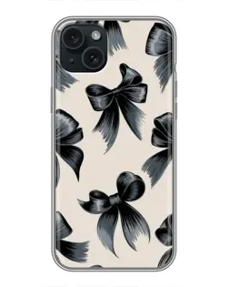 Чохол для iPhone 15 Plus з картинкою «Банти Coquette»