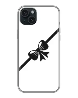 Чохол для iPhone 15 Plus з картинкою «Діагональний бант»