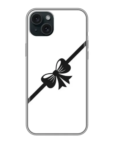 Чохол для iPhone 15 Plus з картинкою «Діагональний бант» Чохол для iPhone 15 Plus з картинкою «Діагональний бант»