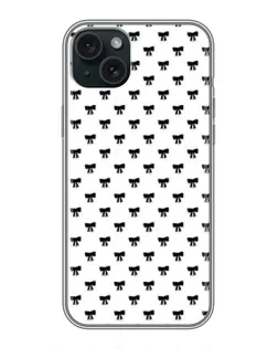 Чохол для iPhone 15 Plus з картинкою «Міні-бантики»