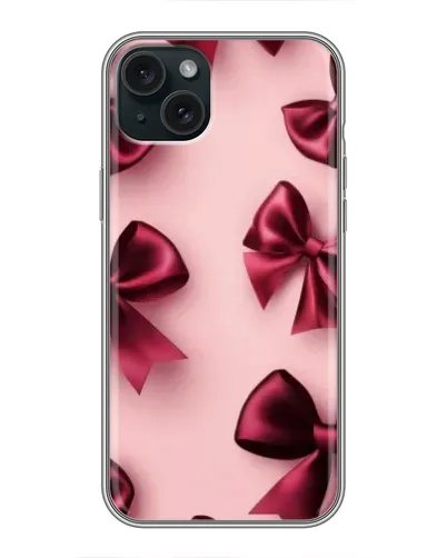 Чохол для iPhone 15 Plus з картинкою «Бордовий атлас» Чохол для iPhone 15 Plus з картинкою «Бордовий атлас»
