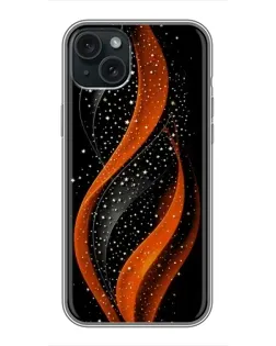 Чохол для iPhone 15 Plus з картинкою «Вогняна зоряна хвиля»