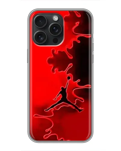 Чохол для iPhone 15 Pro Max з картинкою «Jordan Red Smoke» Чохол для iPhone 15 Pro Max з картинкою «Jordan Red Smoke»