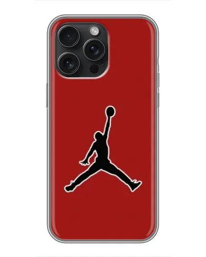 Чохол для iPhone 15 Pro Max з картинкою «Jordan Red Back» Чохол для iPhone 15 Pro Max з картинкою «Jordan Red Back»
