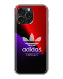 Чохол для iPhone 15 Pro Max з картинкою «Adidas Red Neon» Чохол для iPhone 15 Pro Max з картинкою «Adidas Red Neon»