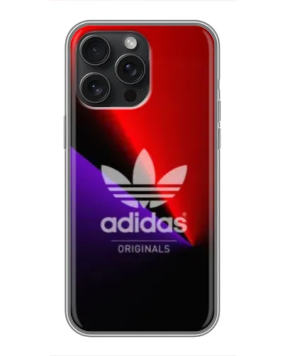 Чохол для iPhone 15 Pro Max з картинкою «Adidas Red Neon» Чохол для iPhone 15 Pro Max з картинкою «Adidas Red Neon»
