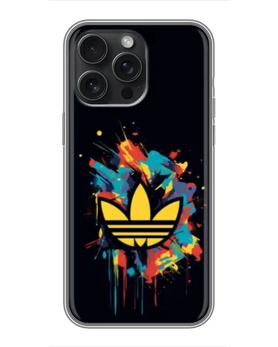 Чохол для iPhone 15 Pro Max з картинкою «Adidas Splash» Чохол для iPhone 15 Pro Max з картинкою «Adidas Splash»