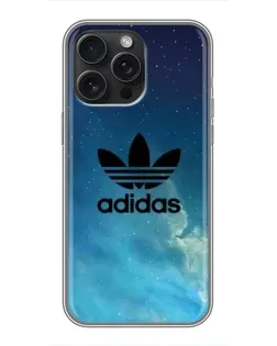 Чохол для iPhone 15 Pro Max з картинкою «Adidas Stone Logo»