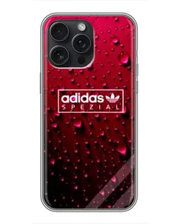 Чохол для iPhone 15 Pro Max з картинкою «Adidas Gold Marble»