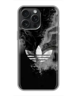 Чохол для iPhone 15 Pro Max з картинкою «Абстрактний дим Adidas»