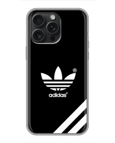 Чохол для iPhone 15 Pro Max з картинкою «Adidas з діагональними смугами» Чохол для iPhone 15 Pro Max з картинкою «Adidas з діагональними смугами»