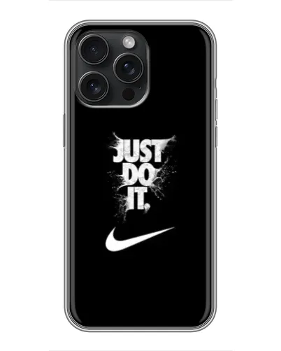 Чохол для iPhone 15 Pro Max з картинкою «Текстовий принт Nike» Чохол для iPhone 15 Pro Max з картинкою «Текстовий принт Nike»