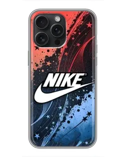 Чохол для iPhone 15 Pro Max з картинкою «Градієнтний принт Найк»