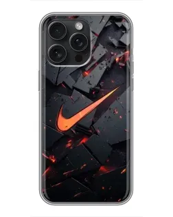 Чохол для iPhone 15 Pro Max з картинкою «Nike — ефект розломів»