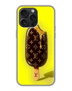 Чохол для iPhone 15 Pro Max з картинкою «Морозиво від LV»