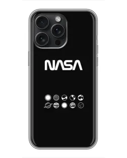 Чохол для iPhone 15 Pro Max з картинкою «NASA — технічний принт»