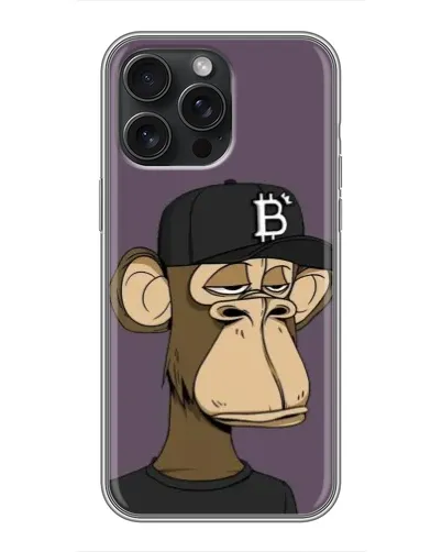 Чохол для iPhone 15 Pro Max з картинкою «Bored Ape в кепці» Чохол для iPhone 15 Pro Max з картинкою «Bored Ape в кепці»
