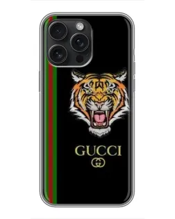 Чохол для iPhone 15 Pro Max з картинкою «Тигр Gucci»