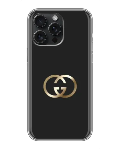 Чохол для iPhone 15 Pro Max з картинкою «Мінімалізм Gucci»
