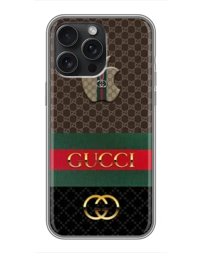 Чохол для iPhone 15 Pro Max з картинкою «Gucci — брендований десерт»