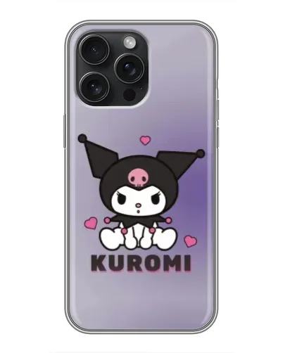 Чохол для iPhone 15 Pro Max з картинкою «Kuromi — фіолетовий арт» Чохол для iPhone 15 Pro Max з картинкою «Kuromi — фіолетовий арт»