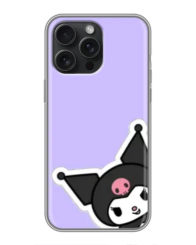 Чохол для iPhone 15 Pro Max з картинкою «Кумедна Kuromi» Чохол для iPhone 15 Pro Max з картинкою «Кумедна Kuromi»