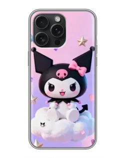 Чохол для iPhone 15 Pro Max з картинкою «Рок-зірка Kuromi»