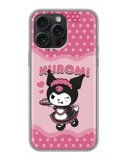 Чохол для iPhone 15 Pro Max з картинкою «Kuromi в окулярах»