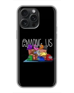Чохол для iPhone 15 Pro Max з картинкою «Логотип Among Us» Чохол для iPhone 15 Pro Max з картинкою «Логотип Among Us»