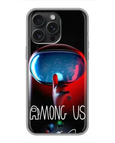 Чохол для iPhone 15 Pro Max з картинкою «Червоний імпостер — макро» Чохол для iPhone 15 Pro Max з картинкою «Червоний імпостер — макро»
