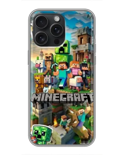 Чохол для iPhone 15 Pro Max з картинкою «Замок Minecraft» Чохол для iPhone 15 Pro Max з картинкою «Замок Minecraft»