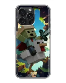 Чохол для iPhone 15 Pro Max з картинкою «Стів та гусь»