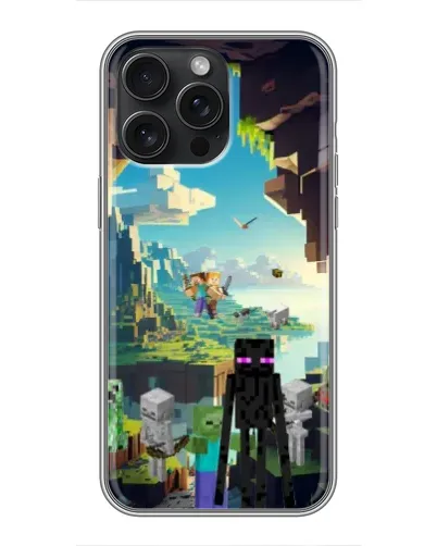 Чохол для iPhone 15 Pro Max з картинкою «Ендермен у лісі» Чохол для iPhone 15 Pro Max з картинкою «Ендермен у лісі»