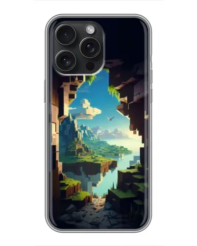 Чохол для iPhone 15 Pro Max з картинкою «Вид з печери» Чохол для iPhone 15 Pro Max з картинкою «Вид з печери»