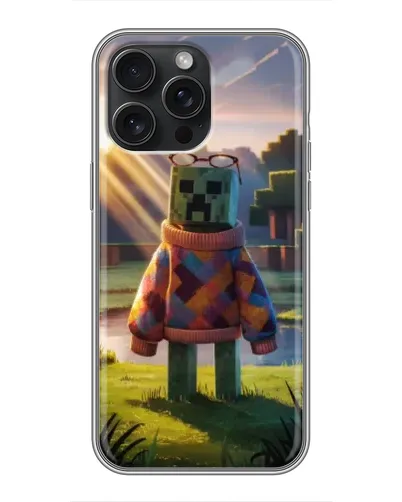 Чохол для iPhone 15 Pro Max з картинкою «Кріпер у светрі» Чохол для iPhone 15 Pro Max з картинкою «Кріпер у светрі»