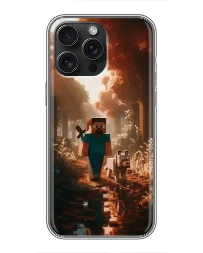 Чохол для iPhone 15 Pro Max з картинкою «Стів у лісі» Чохол для iPhone 15 Pro Max з картинкою «Стів у лісі»