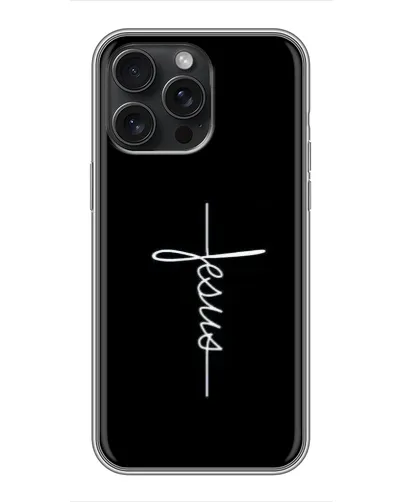 Чехол для iPhone 15 Pro Max с картинкой «Тонкая линия веры»