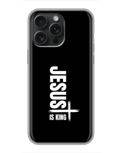 Чехол для iPhone 15 Pro Max с картинкой «Вертикаль веры Jesus»