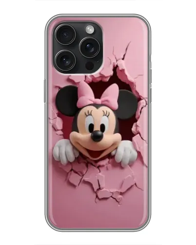 Чохол для iPhone 15 Pro Max з картинкою «Мінні крізь стіну» Чохол для iPhone 15 Pro Max з картинкою «Мінні крізь стіну»