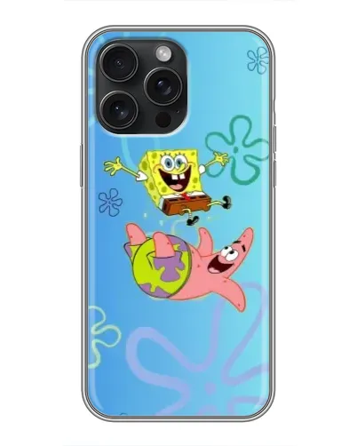 Чохол для iPhone 15 Pro Max з картинкою «Спанч Боб та Патрік» Чохол для iPhone 15 Pro Max з картинкою «Спанч Боб та Патрік»