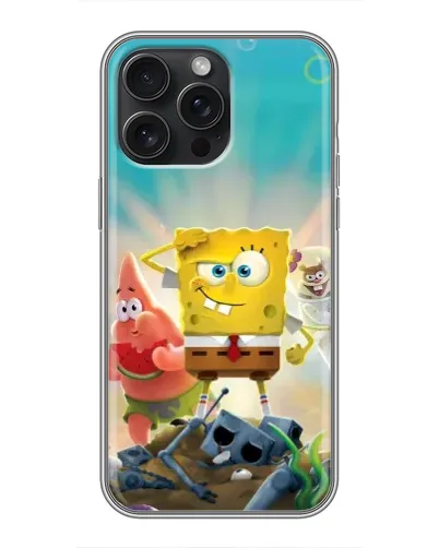 Чохол для iPhone 15 Pro Max з картинкою «Спанч Боб переможець» Чохол для iPhone 15 Pro Max з картинкою «Спанч Боб переможець»