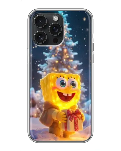 Чохол для iPhone 15 Pro Max з картинкою «Різдвяний Спанч Боб» Чохол для iPhone 15 Pro Max з картинкою «Різдвяний Спанч Боб»